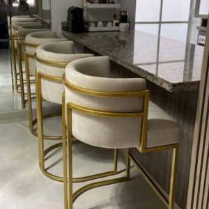 Sillas de barra metálicas
