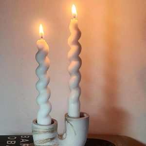 VELAS ESPIRAL CON BANDEJA
